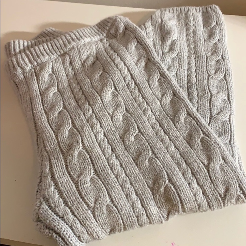Infant Pull on cable-knit pants